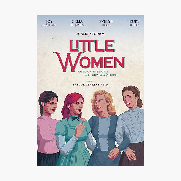 Item preview, The Seven Husbands Of Evelyn Hugo Little Women 60s Movie Poster designed and sold by irrelephantph.