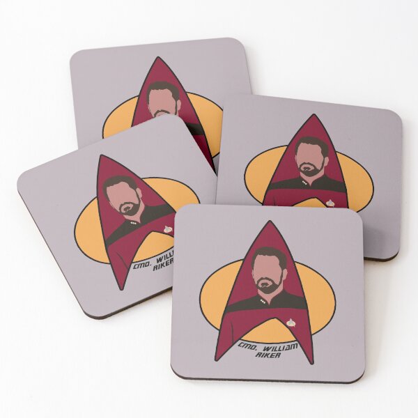 Star Trek, Enterprise, final frontier Cork coasters, set of 4 (set 1 of 2),  ideal for birthdays and gifts – Rough Sawn Wood Crafts