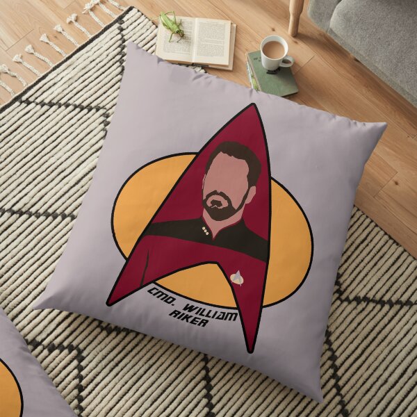 Commander Riker Floor Pillow