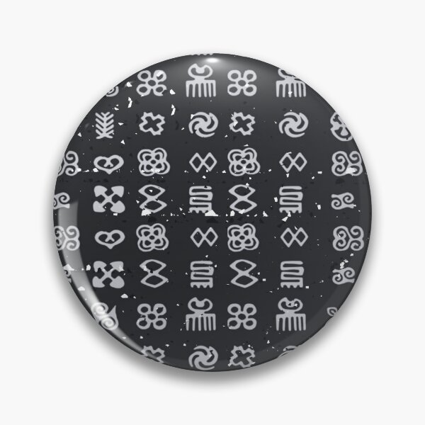 Artikelvorschau, Westafrikanisches Ghana Adinkra Symbol Kunst Textilmuster Schwarz entworfen und verkauft von BlackArt Cafe.