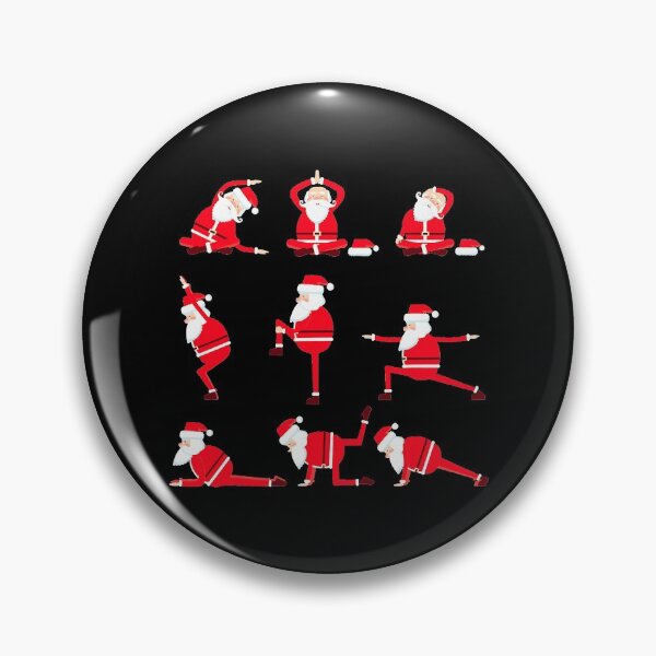 Item preview, Christmas - Yoga Exercises Santa Claus designed and sold by HausmannMisty.