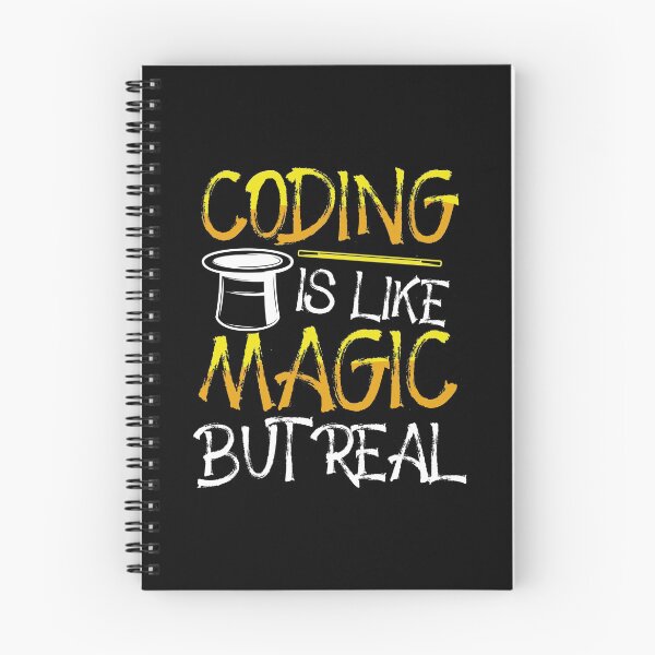 Item preview, Coding is Like Magic but Real  designed and sold by ComfyRebel.