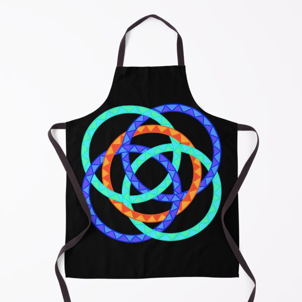 Item preview, Neon Woven Rings- Five Interlocking Rings Pattern (Variant Nine) designed and sold by nathanielmeeart.