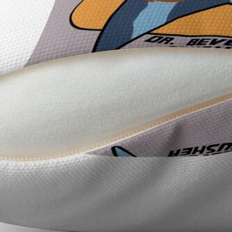 Alternate view of Dr Crusher Floor Pillow