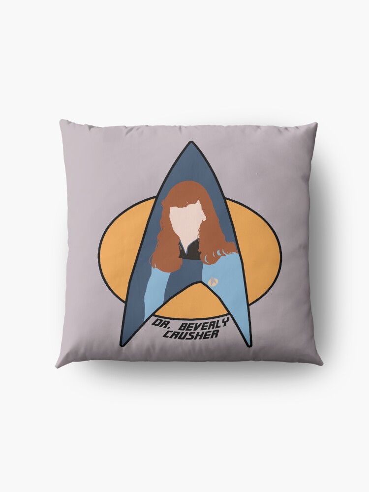 Alternate view of Dr Crusher Floor Pillow