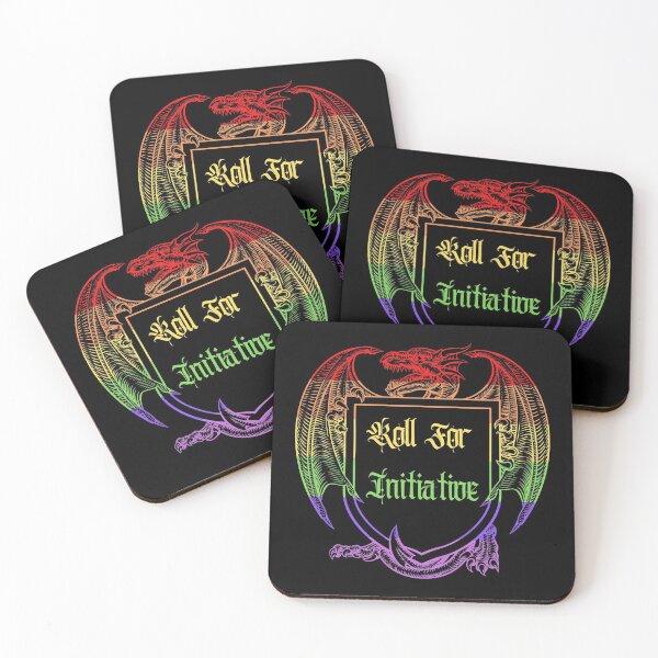 Item preview, Roll for Initiative (Rainbow Crest) designed and sold by RockNRole.