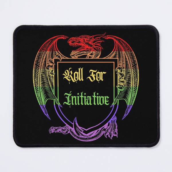 Item preview, Roll for Initiative (Rainbow Crest) designed and sold by RockNRole.