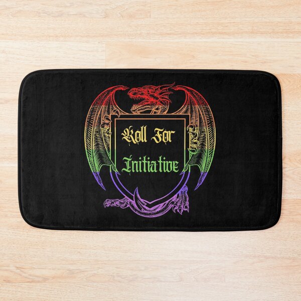 Item preview, Roll for Initiative (Rainbow Crest) designed and sold by RockNRole.