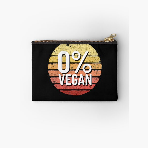 Item preview, 0% Vegan Funny Carnivore Meat Lover Gift Retro Never Vegan Gear designed and sold by DynamicDesign.