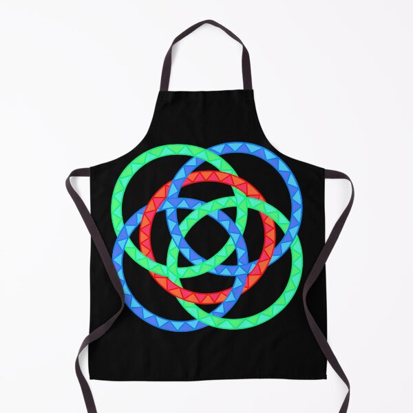 Item preview, Neon Woven Rings- Five Interlocking Rings Pattern (Variant Ten) designed and sold by nathanielmeeart.