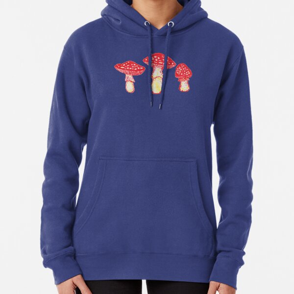 Amanita Muscaria Trio Pullover Hoodie