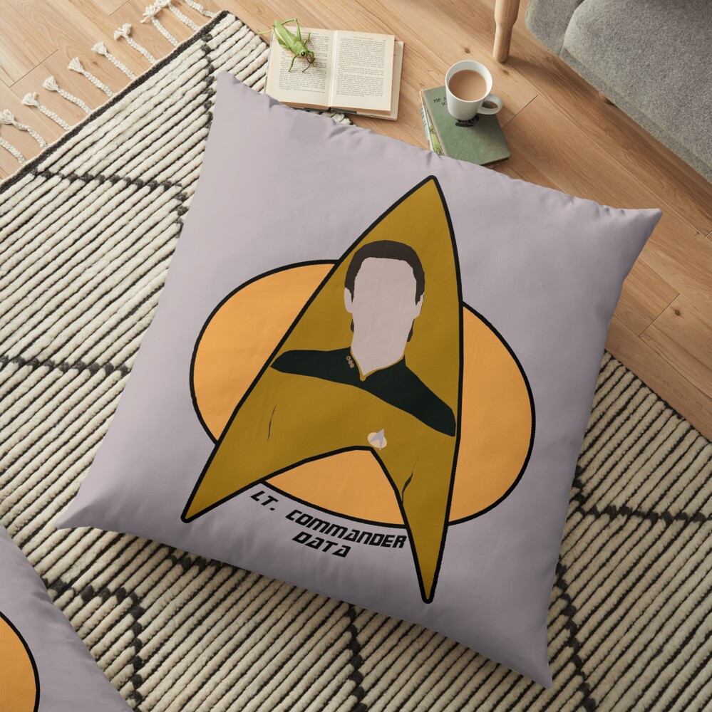 Lt. Commander Data Floor Pillow