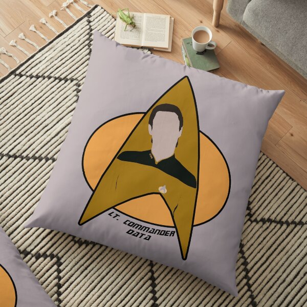 Lt. Commander Data Floor Pillow