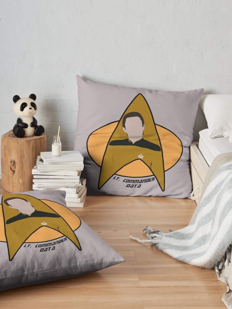 Alternate view of Lt. Commander Data Floor Pillow