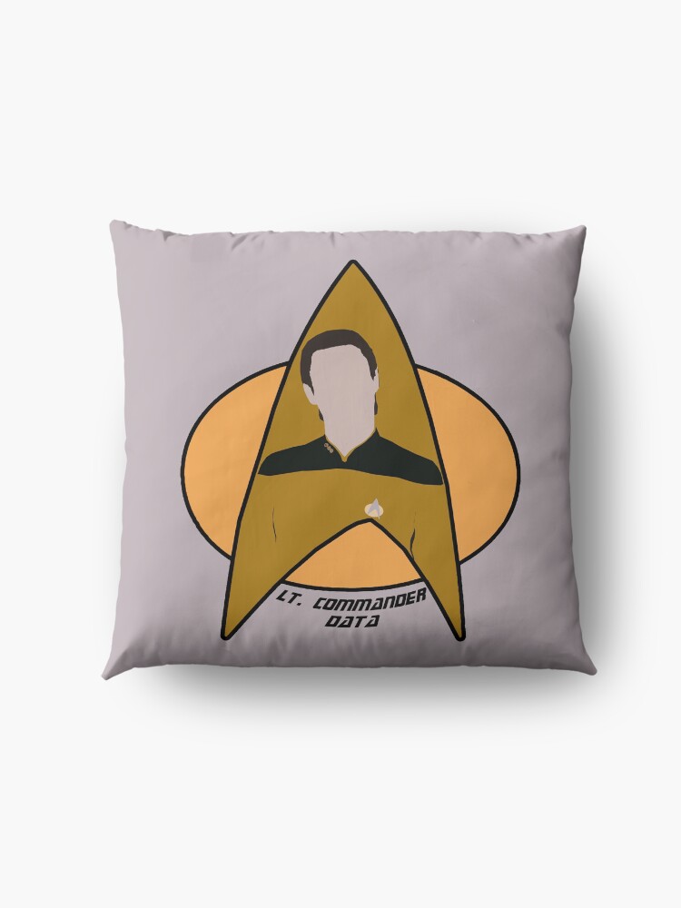 Alternate view of Lt. Commander Data Floor Pillow