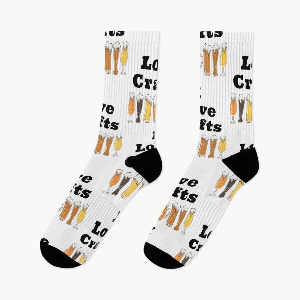 Item preview, I Love Crafts with Frothy Beer Glasses Design designed and sold by Craftynistia.