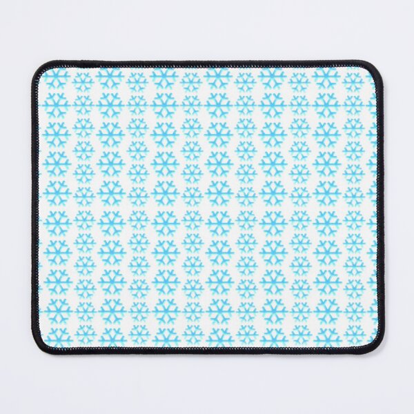 Item preview, blue print with snowflakes designed and sold by vilma3000.