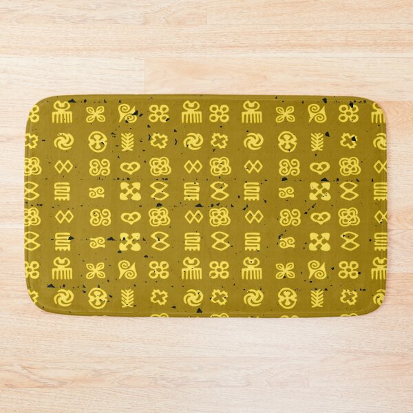 Artikelvorschau, Westafrika Ghana Adinkra Symbol Textilkunst Muster Gold entworfen und verkauft von BlackArt Cafe.