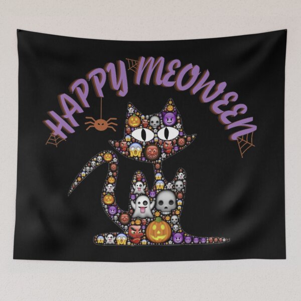 Item preview, Happy Meoween Halloween Funny Cat Costume For Cat Lovers designed and sold by Simi2020.