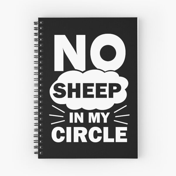 Item preview, No Sheep in My Circle Funny Saying for men and women designed and sold by shirtscom.
