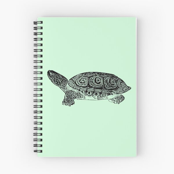 Item preview, Diamondback Terrapin Black Print  designed and sold by designsasstultd.