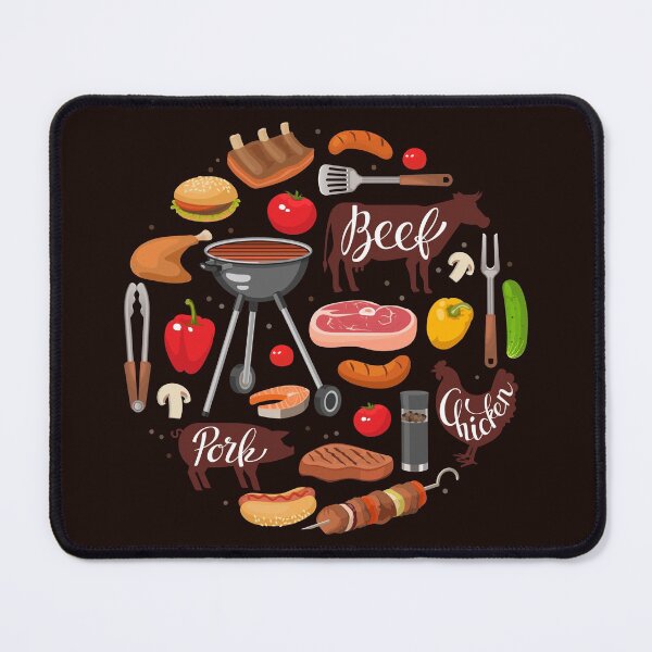 Item preview, Barbecue Grill Ingredients designed and sold by Alicia Chee.