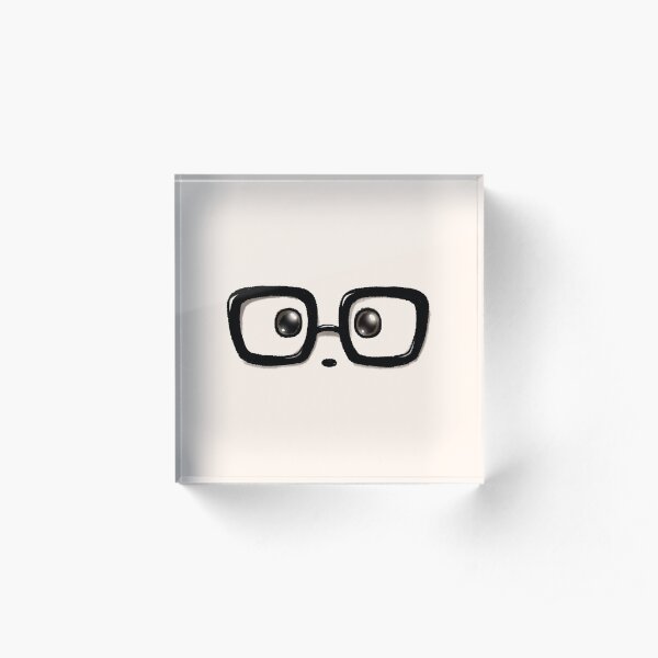 Geek Chic Panda Eyes Acrylic Block