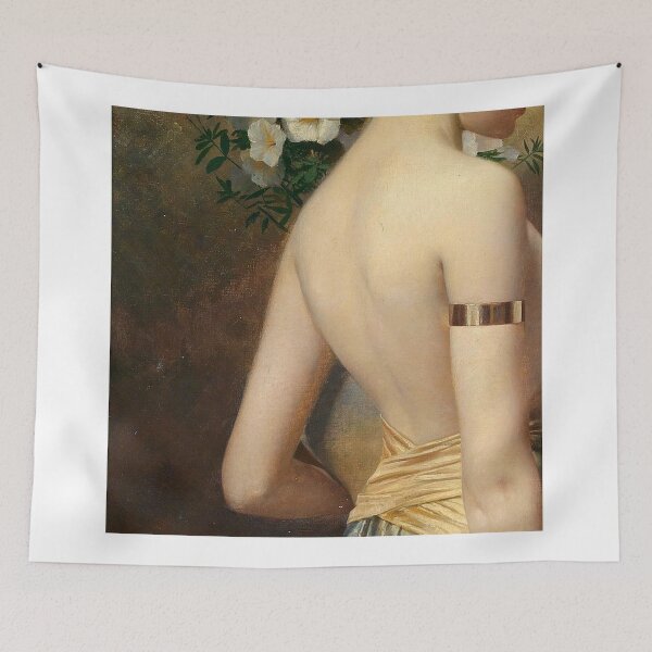 Item preview, Girl with Gold Armband Renaissance Painting  designed and sold by Bellathewilde.