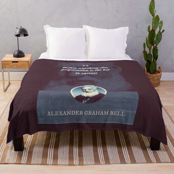 Item preview, Alexander Graham Bell - Before anything else, preparation is the key to success designed and sold by Syahrasi.
