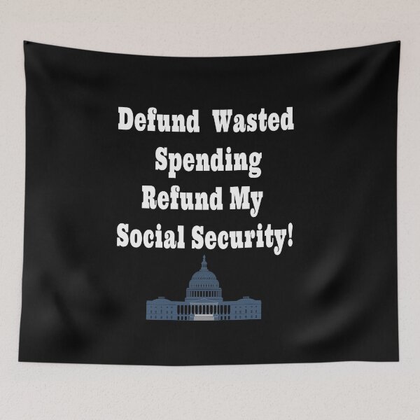 Item preview, Defund Wasted Spending Refund My Social Security!  Congress Building designed and sold by Craftynistia.