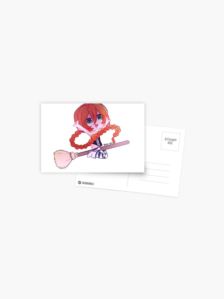 Gacha Life - Gacha girl with pink hair Postcard for Sale by pockyartstudio