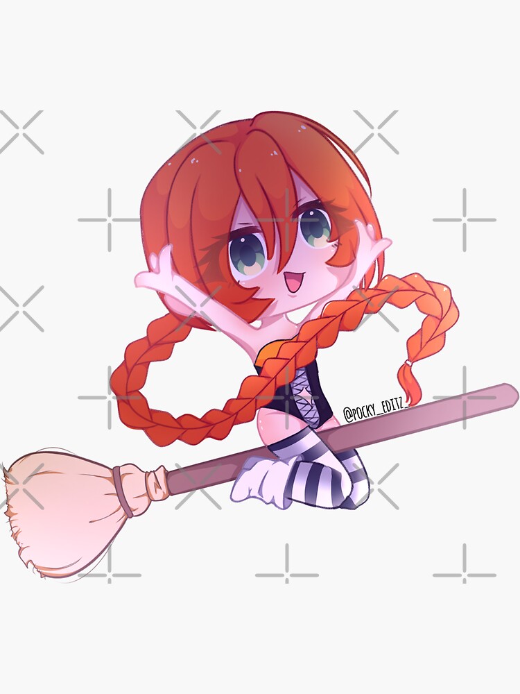 Gacha Life Art - Gacha Girl Sticker for Sale by pockyartstudio