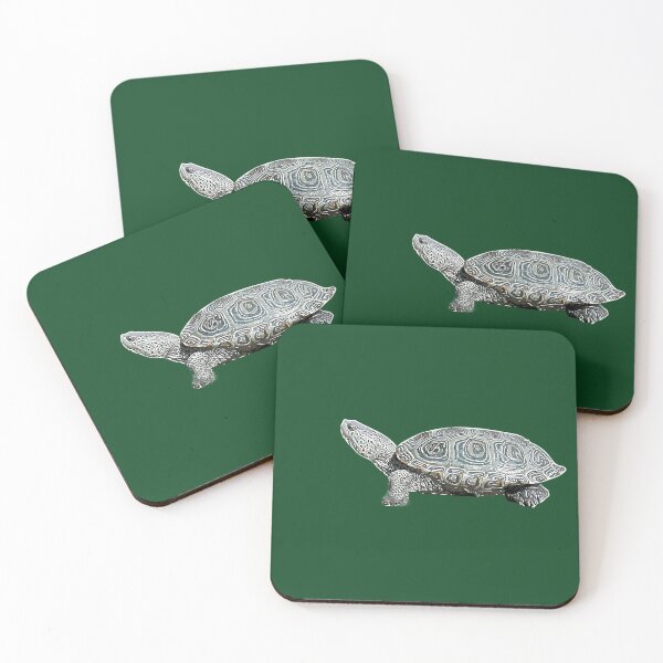 Item preview, Diamondback Terrapin White Alternate Print  designed and sold by designsasstultd.