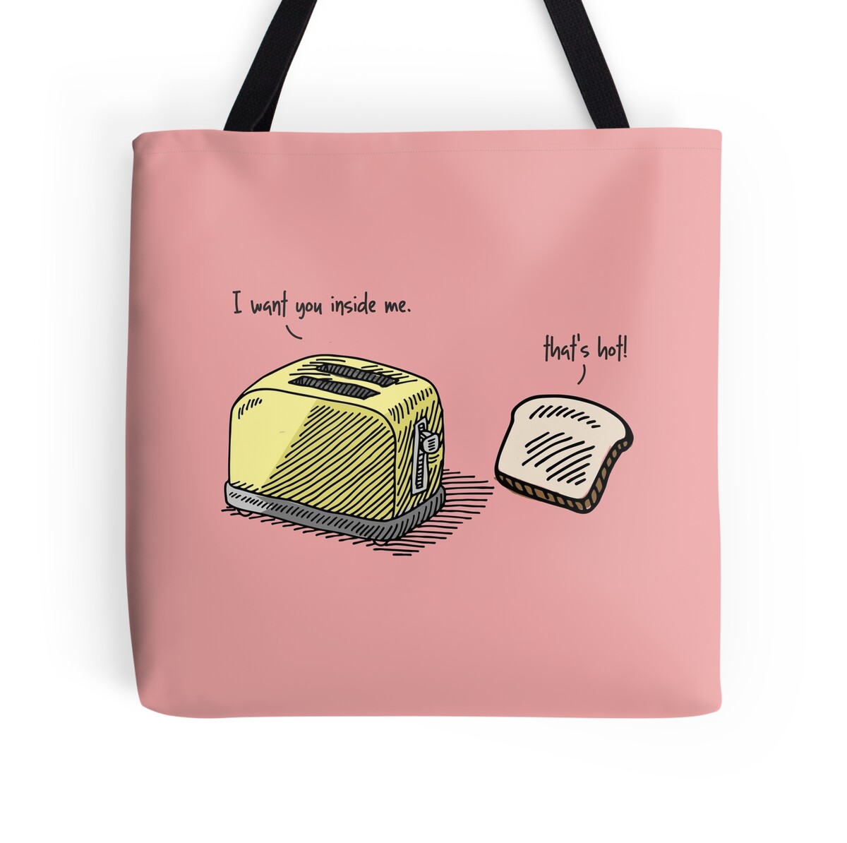 Funny Toaster Innuendo I Want You Inside Me Tote Bags By Funnyclan Redbubble 1936