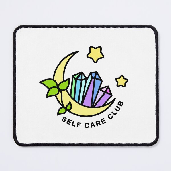 Item preview, Self Care Club Moon and Crystal designed and sold by tachadesigns.