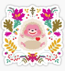 Hedgehog LOVE Sticker