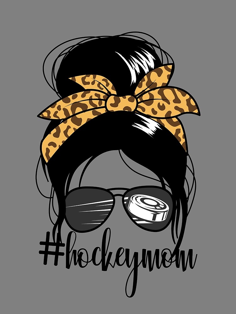 Thumbnail 3 von 3, Tuch, #HockeyMom Messy Bun Mom Women's Hockey Mom Gear designt und verkauft von DynamicDesign.