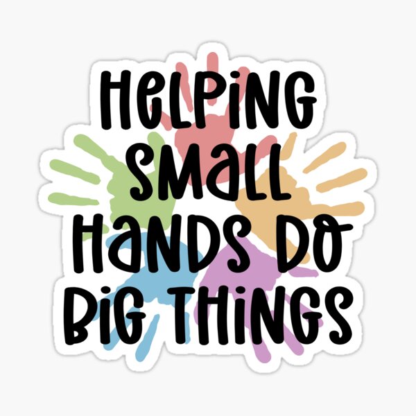 Item preview, Pediatric OT Helping small hands do big things | Occupational Therapist | OT | Occupational Therapy gifts designed and sold by Violet Treasures.