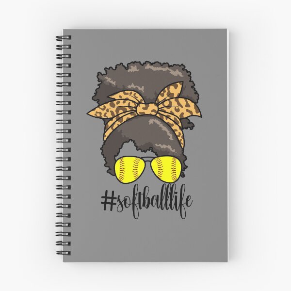 Item preview, #SoftballLife Messy Bun Mom Women's Softball Player Mom Gear designed and sold by DynamicDesign.
