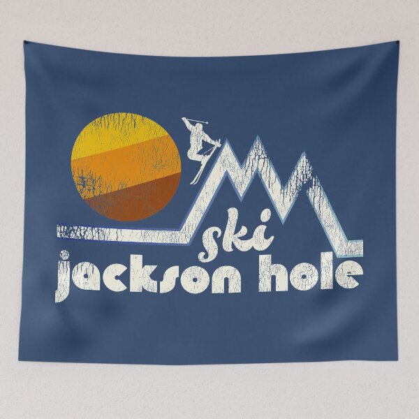 Item preview, Retro Ski Jackson Hole designed and sold by acquiesce13.