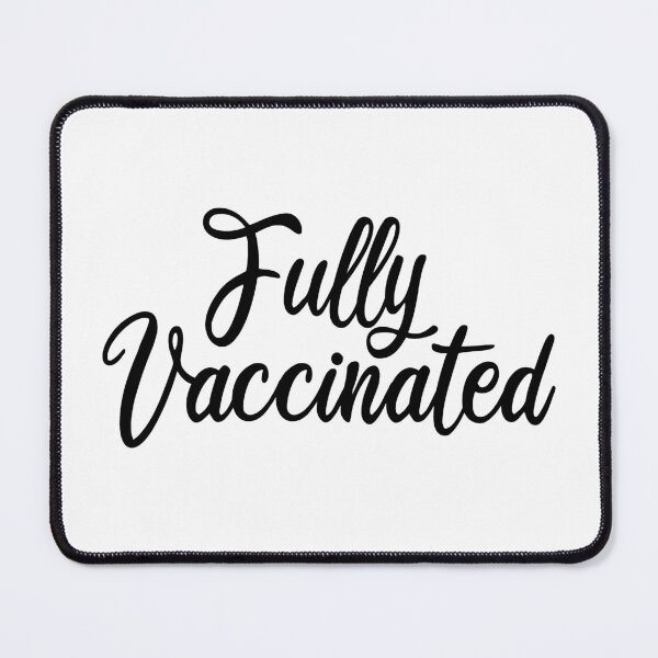 Item preview, Fully vaccinated Handwriting text designed and sold by MissDewi.