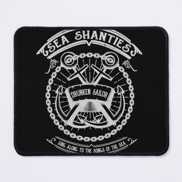 Item preview, Sea Shanties Drunken Sailor Anchor Ocean designed and sold by funnytshirtemp.