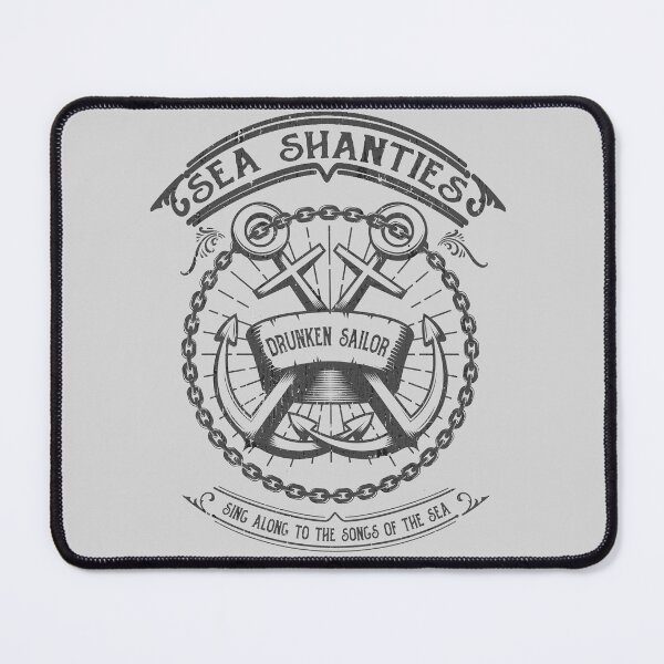 Item preview, Sea Shanties Drunken Sailor Anchor Ocean designed and sold by funnytshirtemp.