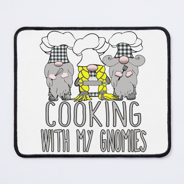 Item preview, 3 Nordic Gnomes Chefs Cooks Cooking With My Gnomies designed and sold by funnytshirtemp.