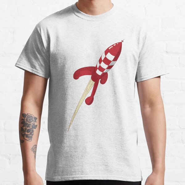 Tintin Rocket Red Classic T-Shirt