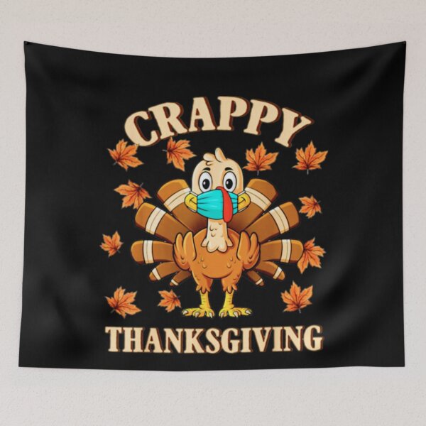 Item preview, Crappy Thanksgiving Turkey Wearing A Mask Boys Girls Kids designed and sold by NaomiTankersly.