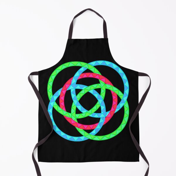 Item preview, Neon Woven Rings- Five Interlocking Rings Pattern (Variant Eleven) designed and sold by nathanielmeeart.