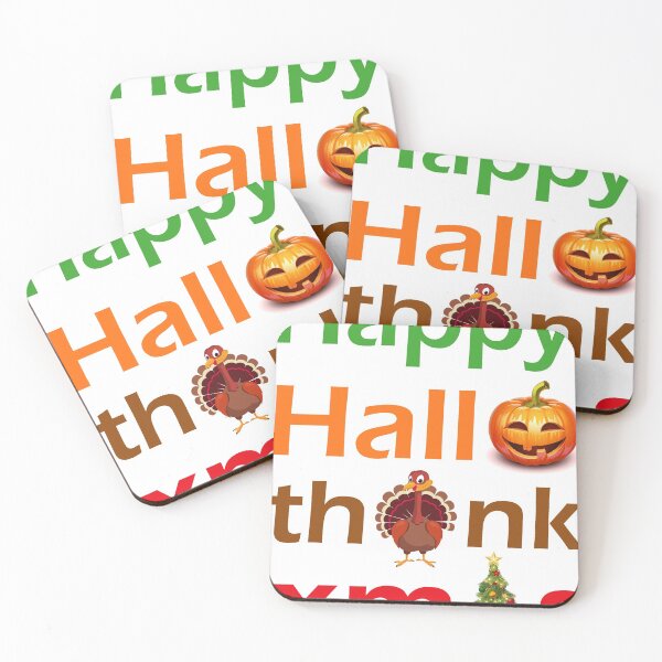 Item preview, happy haloween and CHRISTMAS AND thanksgiving Stickers designed and sold by Moha47.