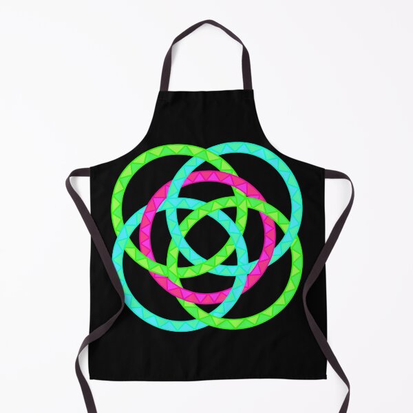 Item preview, Neon Woven Rings- Five Interlocking Rings Pattern (Variant Twelve) designed and sold by nathanielmeeart.