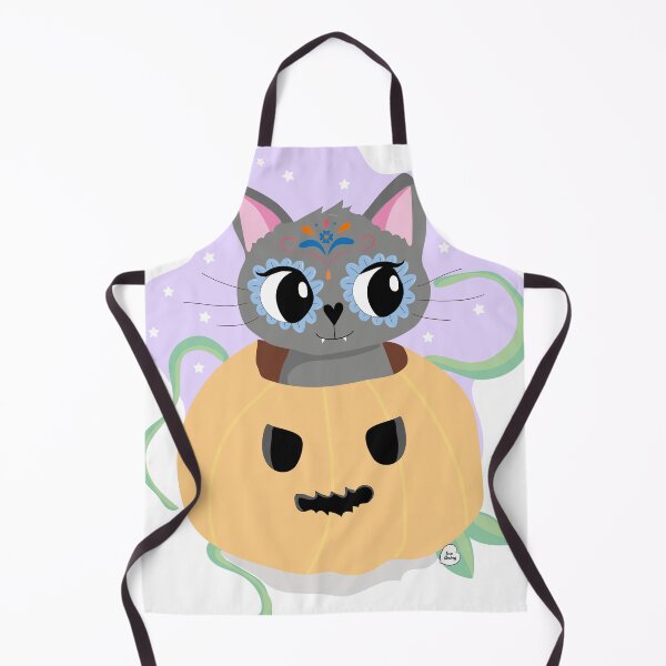 Item preview, Halloween cat designed and sold by inadesiing.